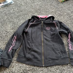 Harley Davidson zip up jacket